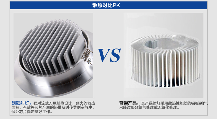 朗硕 led射灯led灯一体天花筒灯过道灯走廊灯玄关灯餐厅卧室灯7W灯具LS3025-9 高光银白光