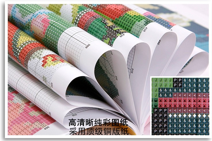 
                                        千思梦妍印花十字绣大展宏图全景老鹰旭日东升2米客厅大画大展鸿图                