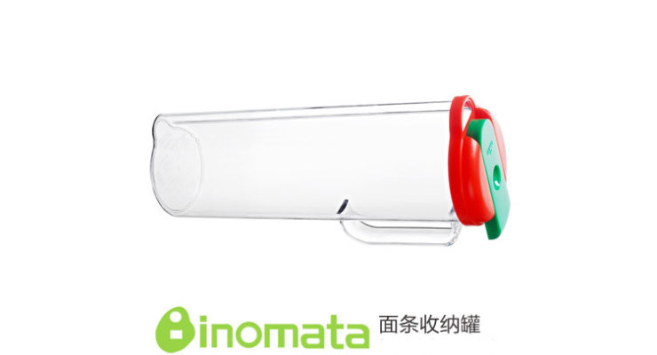 
                                                            inomata日本进口面条收纳罐面条收纳盒密封盒面条保鲜盒1.6L密封罐 混色                