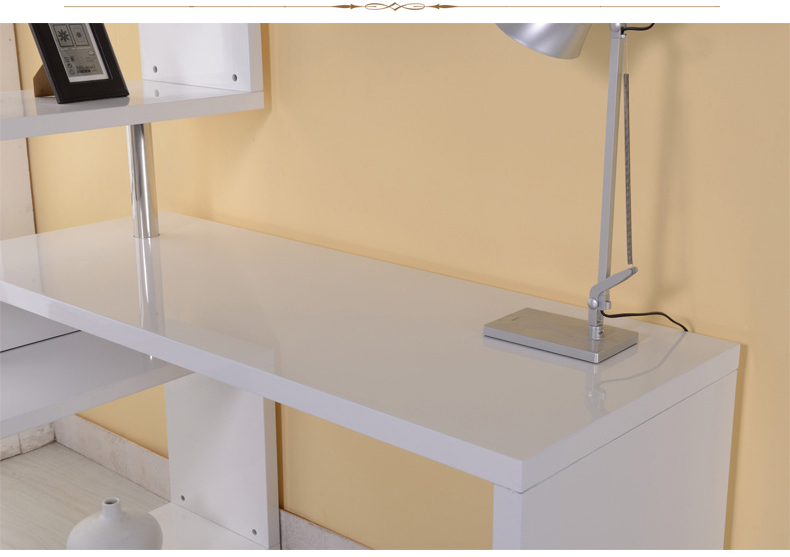 京东商城 尼尔诗帝简约转角书桌 书桌书架组合