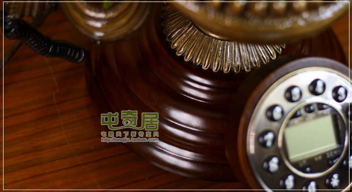 
                                        正品TQJ复古电话机/仿古电话机/欧式实木古董电话机/CY-552                