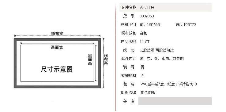 
                                                                                蒙娜丽莎十字绣六尺牡丹花开富精准印花5d效果套件装新款客厅大幅画11CT棉线丝线印花 1.7米棉线精准印花                