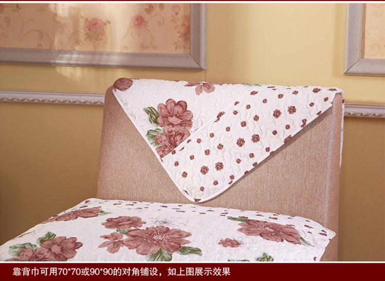 晶玺 沙发垫 布艺软装钻石绒面料沙发坐垫 香叶曼舞 50*70cm