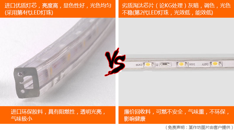 
                                        科锐达（CORAL） LED灯带装饰灯超亮防灯条氛围灯展示柜灯带 满10米赠灯带驱动电源 正白光6000K 5W /米                