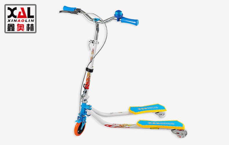 鑫奥林儿童蛙式滑板车701 甜美粉