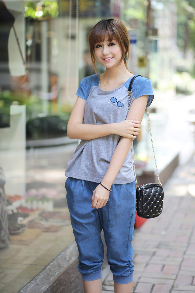 货到付款紫明轩2014<em>夏季</em>新款<em>少女装</em>甜美可爱