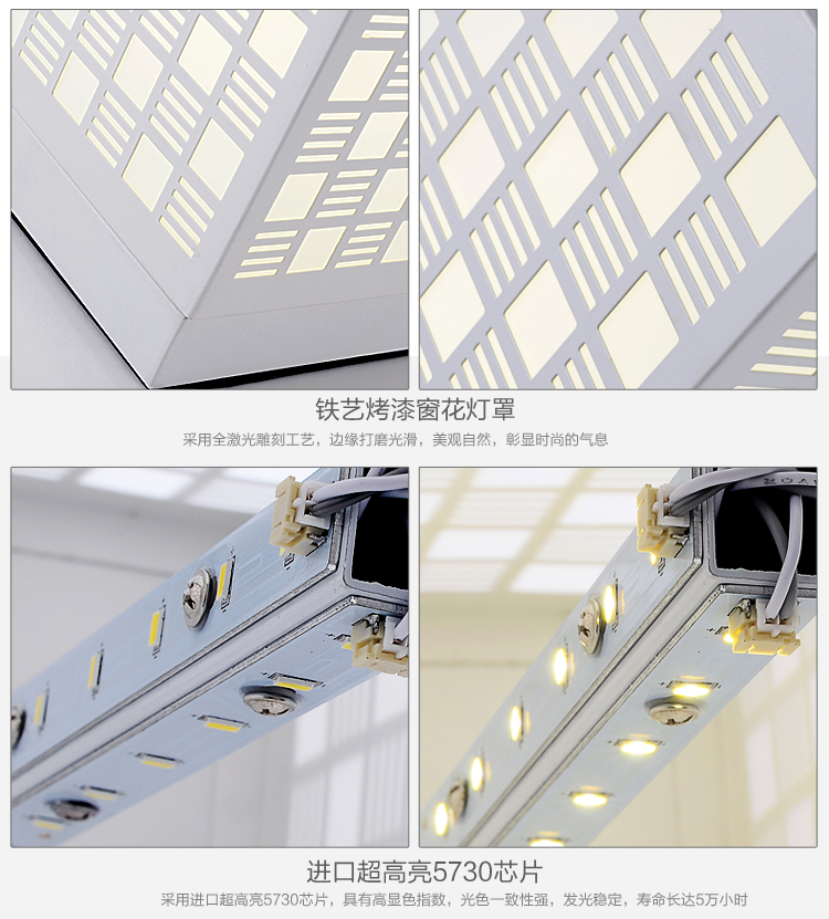 光印 现代简约镂空雕花铁艺台灯卧室床头灯装饰灯LED台灯MT1094 椭圆形