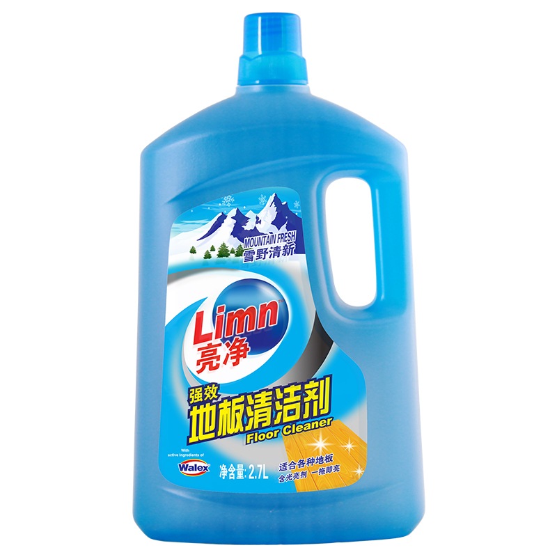 亮净 地板清洁剂(雪野清新)2.7L 洗洁