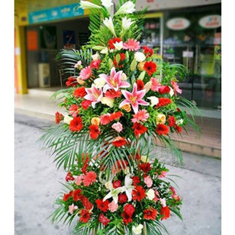 浩情 开业花篮预定 乔迁开张庆典庆贺花篮 同城