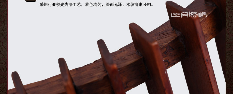 比月照明 中式红木灯卧室床头灯具现代简黄花梨木书房装饰台灯3215 采桑子