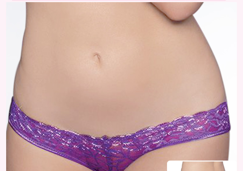 ohyeah噢夜 性感透明女士中<em>低腰</em>三角<em>内裤</em> 红色