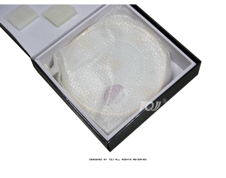 
                                        JEBELY/40cm中号欧式珠宝镶钻单面挂钟/钟表/客厅卧室静音时钟801 金色                
