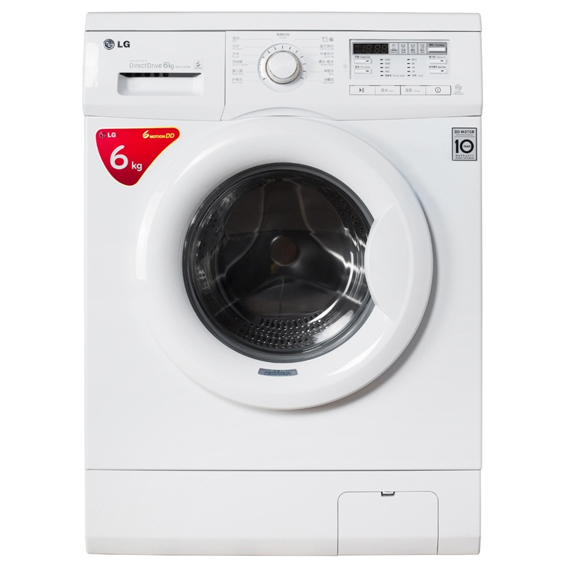 LG WD-N12435D 6公斤直驱DD变频滚筒洗衣...