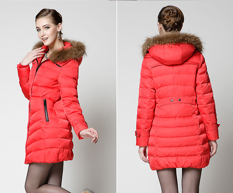 【货到付款】<em>坦博尔2013</em>新款<em>羽绒服女款</em>中长