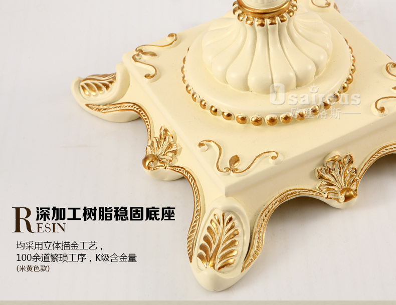 欧式落地灯 简约时尚落地灯饰 立式台灯 客厅卧室台灯必备 D01 D01珍珠色