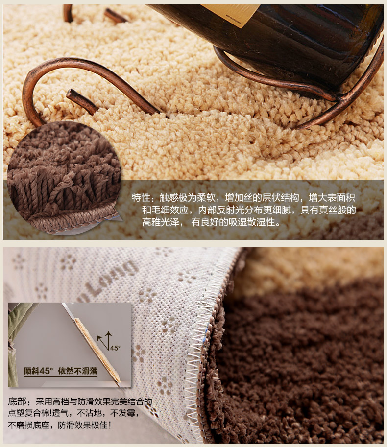 
                                        轩皇世家大脚丫地垫 防滑吸水门垫子浴室垫 灰色脚Y 40*60cm                