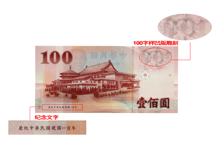 辛亥革命100周年纪念钞 孙中山头像纪念钞 纪