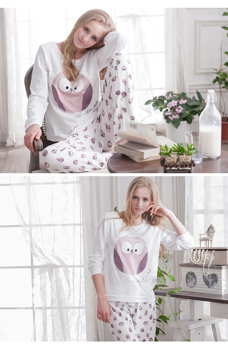 <em>美梦</em>2014春季<em>睡衣</em>女人纯棉新款<em>女装</em>休闲家居
