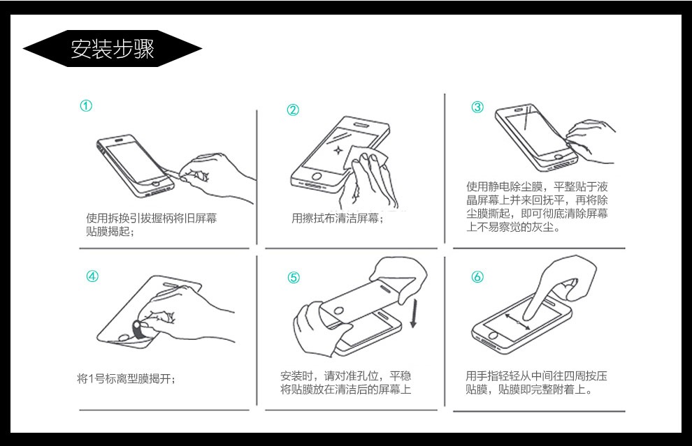 厂家直销手机钢化玻璃膜iphone5苹果贴膜手机防爆膜批发