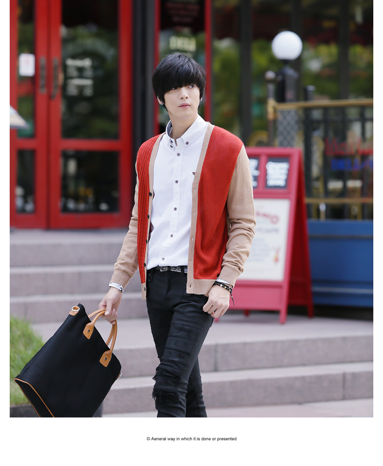 格狮2014春装新品 <em>男士</em>针织衫 男装<em>开衫</em>内穿外