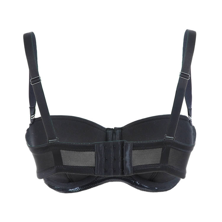 至强双层防滑条<em>无肩带</em>半杯大码大罩杯<em>文胸</em>百搭