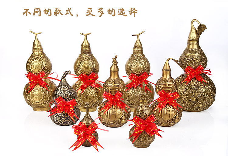   产品特点: 若夫妻缘薄,可摆放一只铜葫芦在床头,增加夫妻恩爱