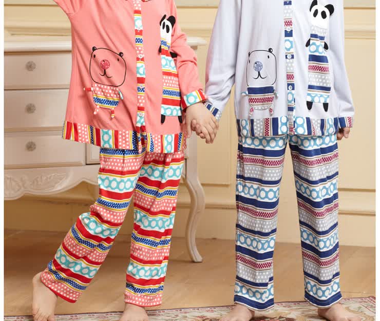 2013雪儿蒂秋季新品家居服<em>睡衣男童</em>兄妹装可