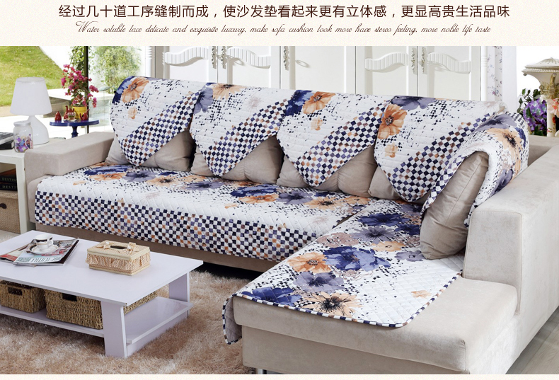 江南一鱼 短绒沙发垫 现代中式水墨风超柔沙发