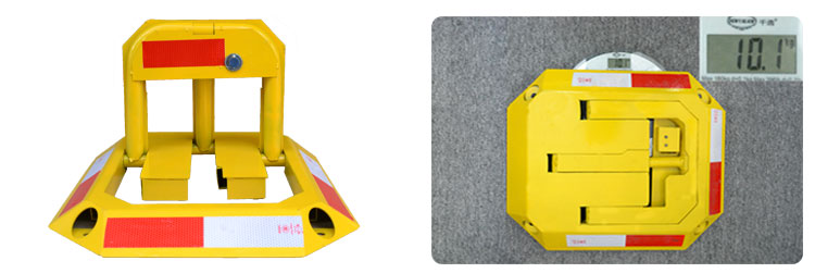 特厚八角O型手动车位锁地锁车器汽车锁占车位