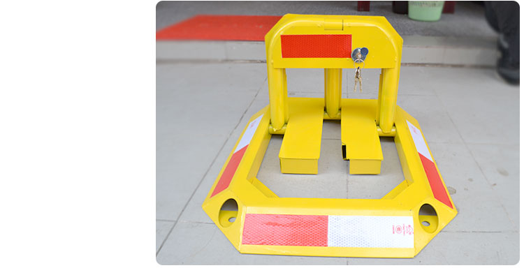 特厚八角O型手动车位锁地锁车器汽车锁占车位