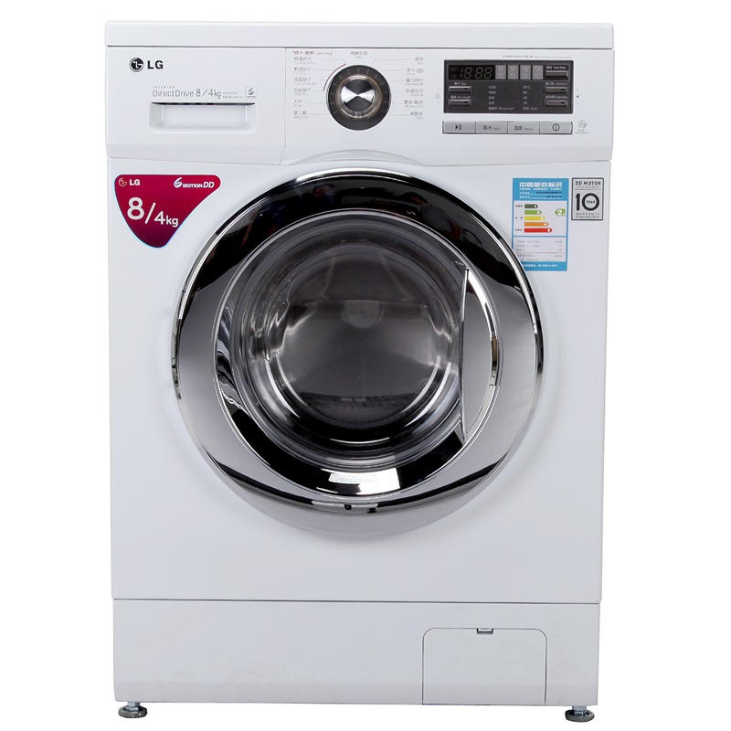 LG WD-A12411D 8公斤直驱DD变频滚筒洗烘...