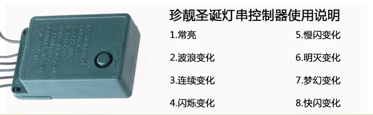 
                                        珍靓LED灯串满天星圣诞树节日生日婚庆彩色灯 普绿防水户外工程装饰 每串10米100灯 防水蓝色                