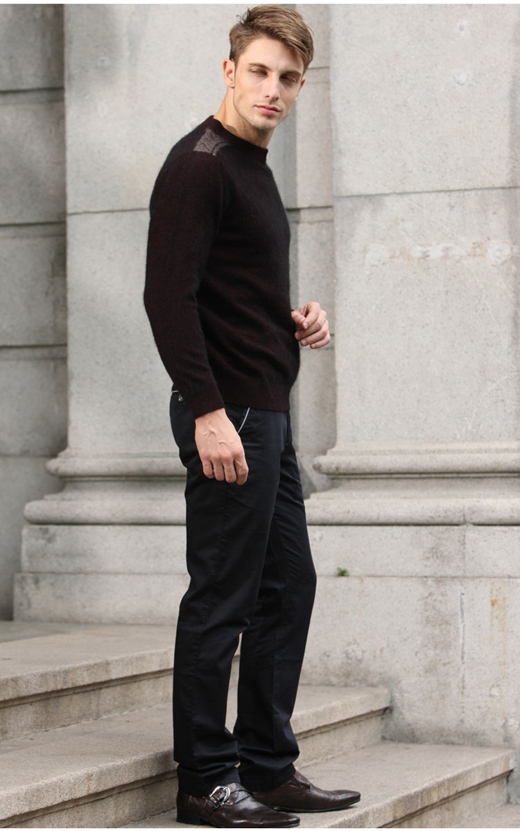 Aquerstoner2014冬季男装针织毛衫<em>男士毛衣中</em>