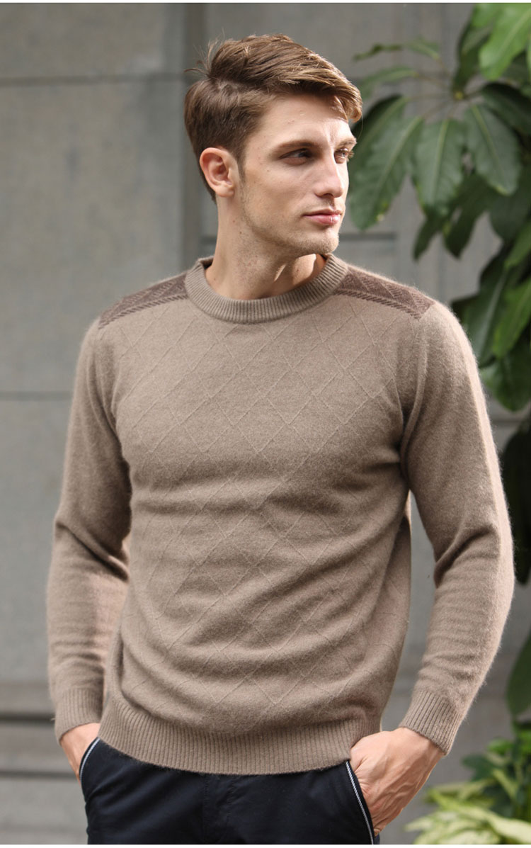 Aquerstoner2014冬季男装针织毛衫<em>男士毛衣中</em>