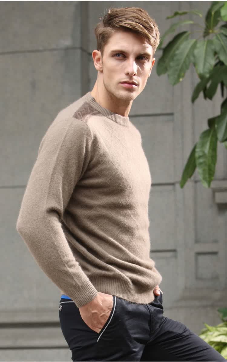 Aquerstoner2014冬季男装针织毛衫<em>男士毛衣中</em>
