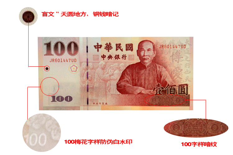 辛亥革命100周年纪念钞 孙中山头像纪念钞 纪