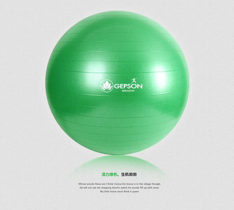 年中巨促 杰朴森65cm加厚防爆瑜伽球瑜伽健身