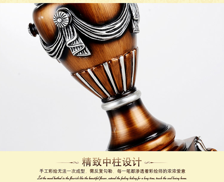 奥薇 欧式台灯 卧室床头台灯 婚庆创意田园床头灯 温馨装饰调光小台灯1050t 单头