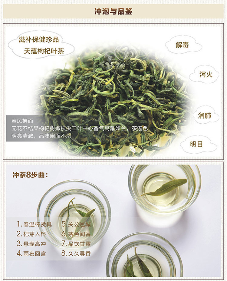 枸杞芽茶 降三高图片