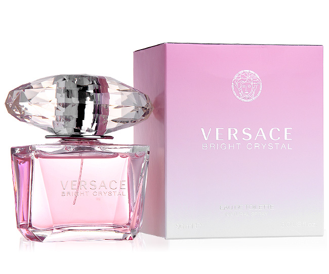 versace范思哲明亮香恋水晶晶钻粉钻女士香水90ml