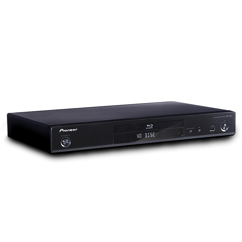 先锋（Pioneer）BDP-160 蓝光DVD 支持3D播放 WiFi-Direct 24-bit/192KHZ数模转换器 播放机 黑色