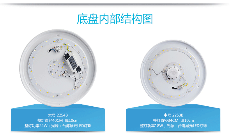 佐凡led吸顶灯卧室灯客厅灯现代简约过道阳台灯厨卫灯具灯饰 小号白光12W2252B