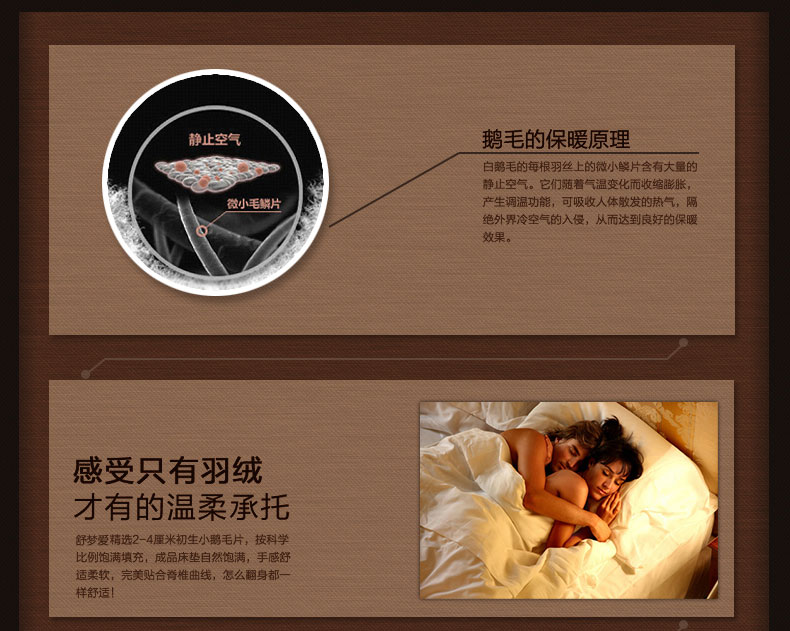 舒梦爱正品加厚白鹅毛羽绒床垫床褥 标准单层可折叠酒店单双人学生褥子垫被 200x200+10cm