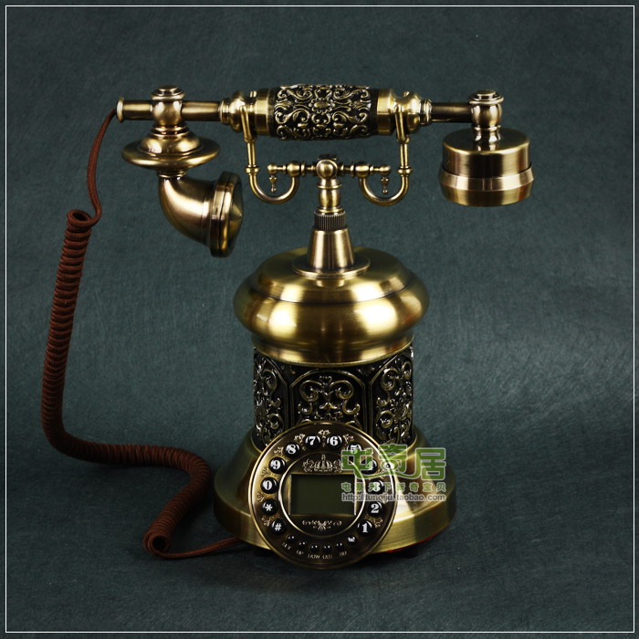 
                                        合金青古铜复古电话机/仿古电话机/2106A                