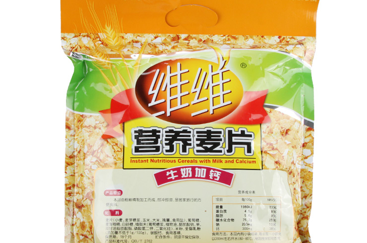 维维牛奶加钙营养麦片 560g/袋*2