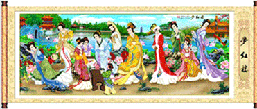 印象精准100 印花十字绣 MA039  沁园春盛世长城  尺寸199*73cm