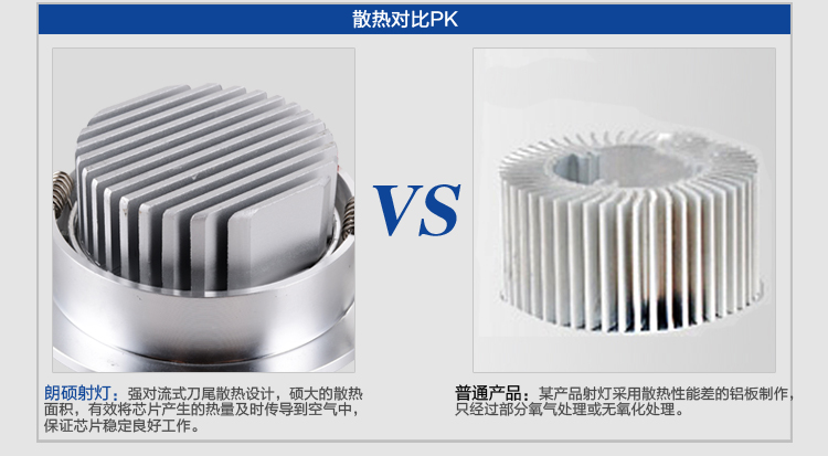 朗硕 led射灯led灯一体天花筒灯过道灯走廊灯玄关灯餐厅卧室灯7W灯具LS3025-7 高光银白光