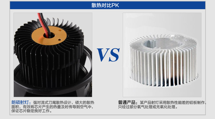 朗硕 led射灯360度旋转射灯筒灯过道灯走廊灯玄关灯餐厅卧室灯5W灯具LS3033-5 白光