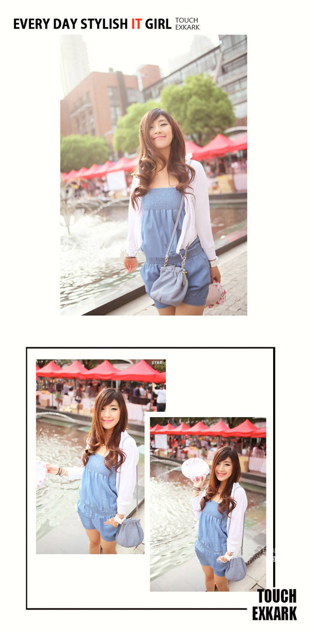 韩版新款夏装<em>抹胸</em>薄<em>牛仔连体短裤</em>X531AD32#