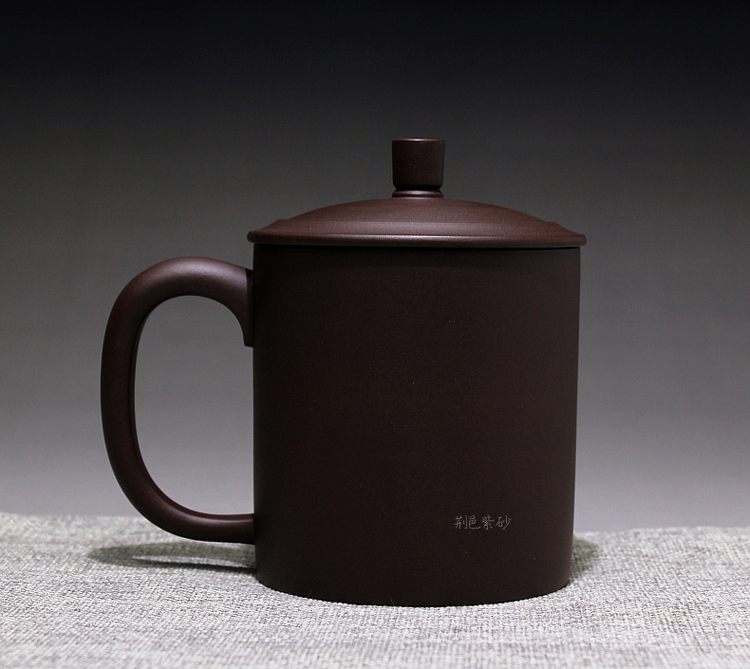 
                                        荆邑紫砂杯子茶杯大号水杯全手工男女功夫茶具茶杯套装紫砂茶壶宜兴礼品泡茶天下无双珍藏                